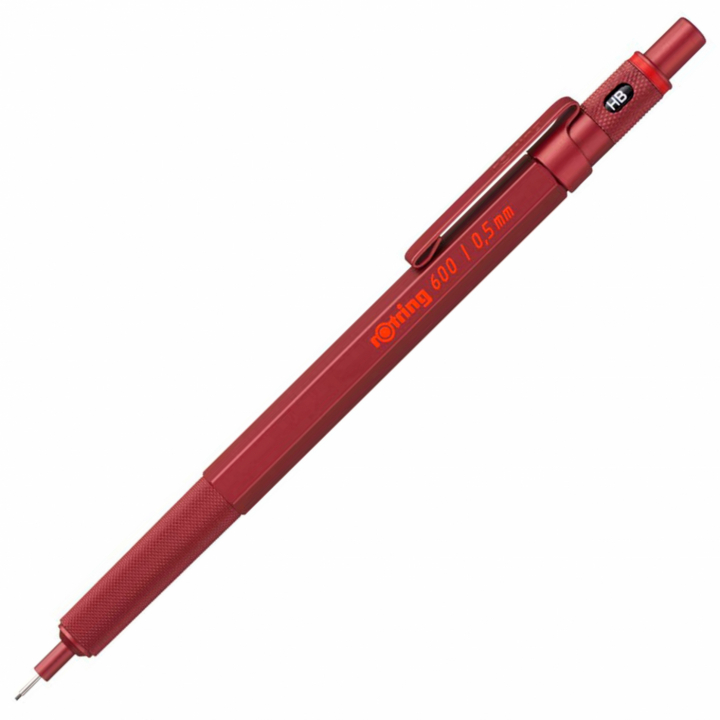 600 Mekanisk blyant 0.5 Rød i gruppen Penner / Skrive / Trykkblyanter hos Pen Store (111733)