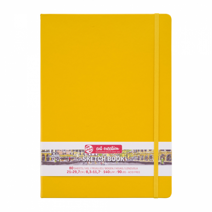 Sketchbook A4 Golden Yellow i gruppen  Papir & Blokk / Artistblokk / Skissebøker hos Pen Store (111766)