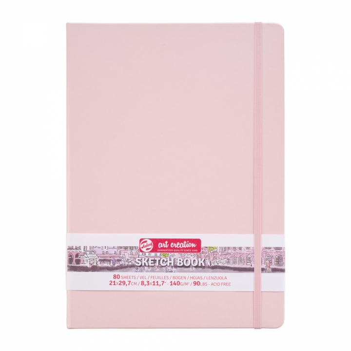 Sketchbook A4 Pastel Pink i gruppen  Papir & Blokk / Artistblokk / Skissebøker hos Pen Store (111768)