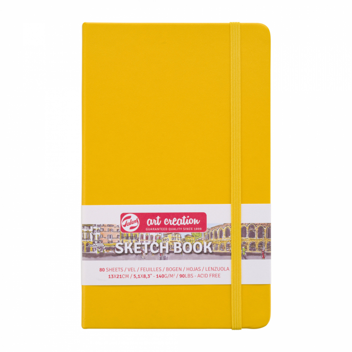 Sketchbook Large Golden Yellow i gruppen  Papir & Blokk / Artistblokk / Skissebøker hos Pen Store (111773)