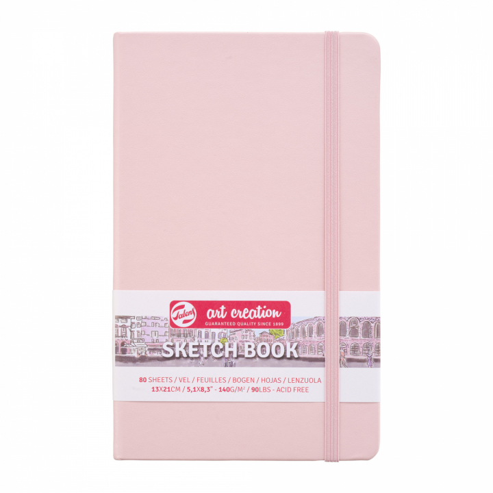 Sketchbook Large Pastel Pink i gruppen  Papir & Blokk / Artistblokk / Skissebøker hos Pen Store (111775)