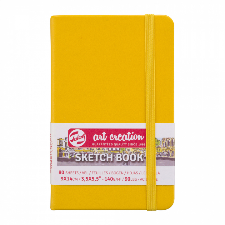 Art Creation Sketchbook Pocket Golden Yellow