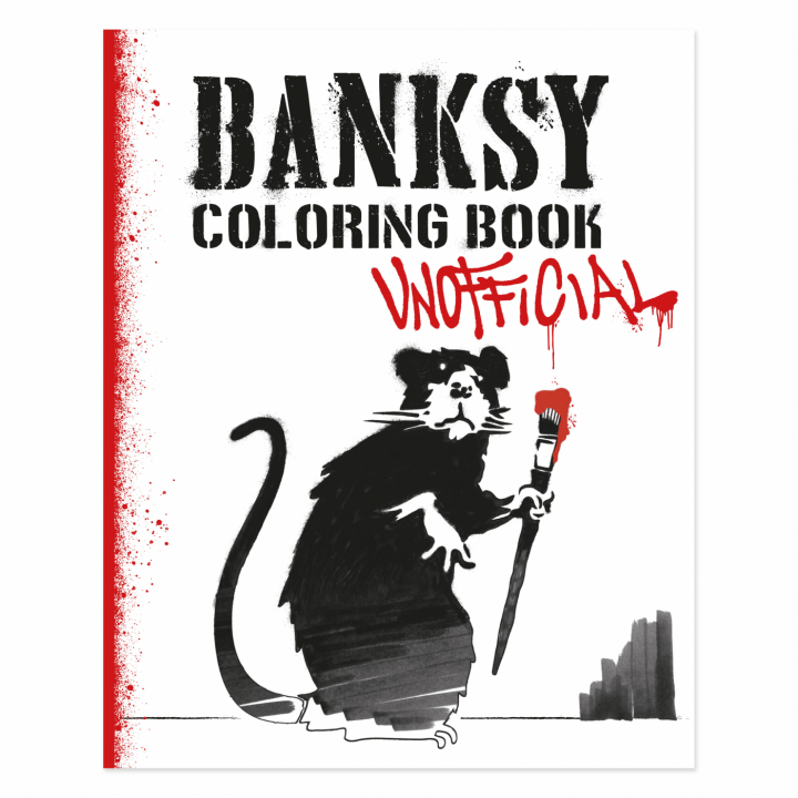 Banksy Coloring Book i gruppen Hobby & Kreativitet / Bøker / Fargebøker for voksne hos Pen Store (111783)
