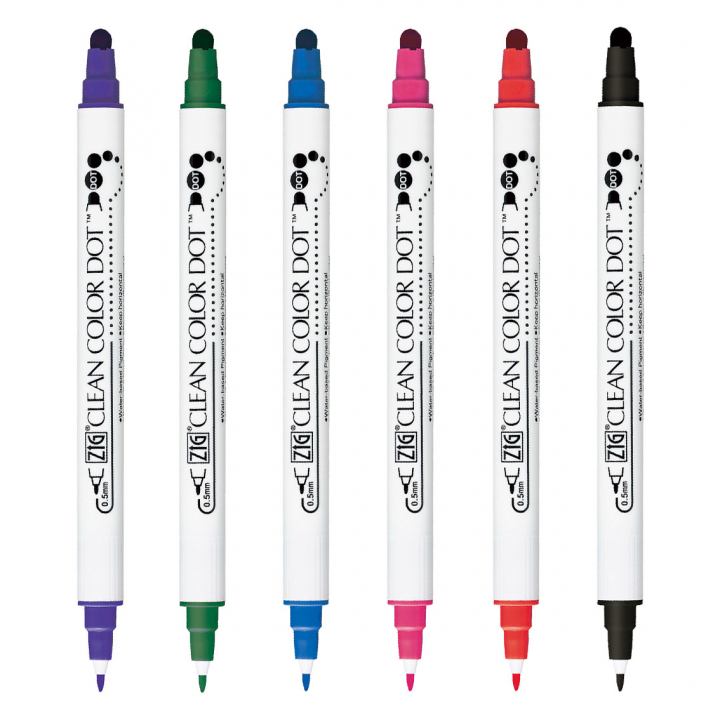 ZIG Kuretake Clean Color DOT Pen Violet