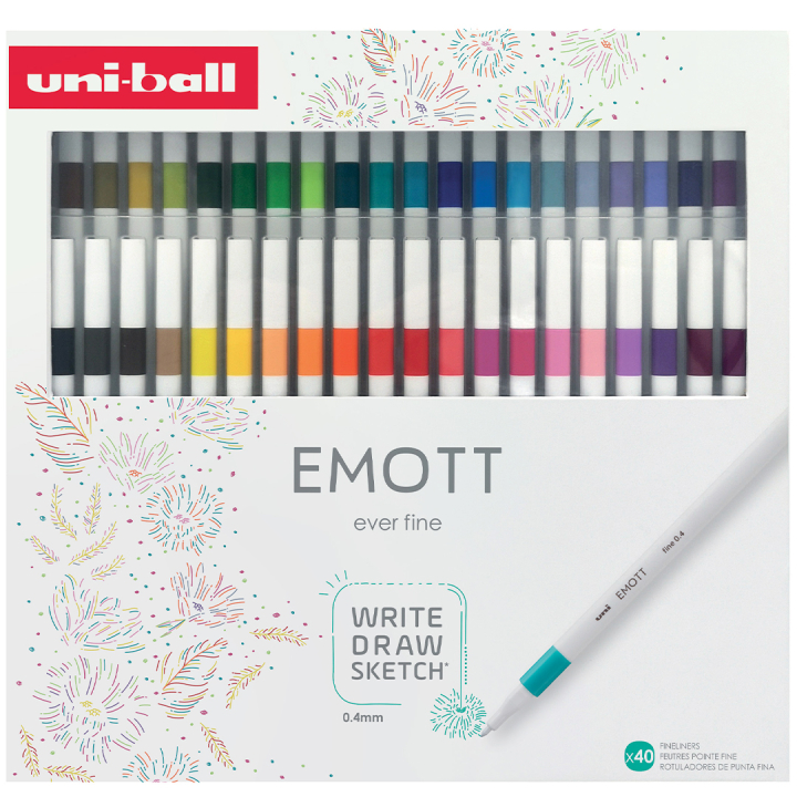 Emott 40-set i gruppen Penner / Kunstnerpenner / Illustrasjonmarkers hos Pen Store (111841)