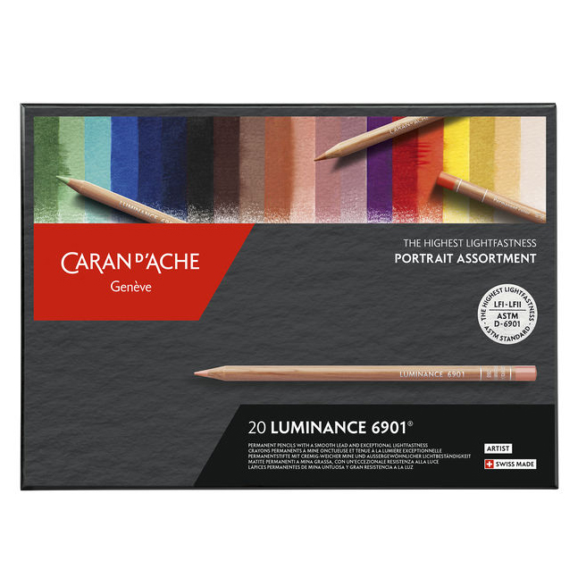 Luminance 6901 Portrait 20-set i gruppen Penner / Kunstnerpenner / Fargeblyanter hos Pen Store (112391)