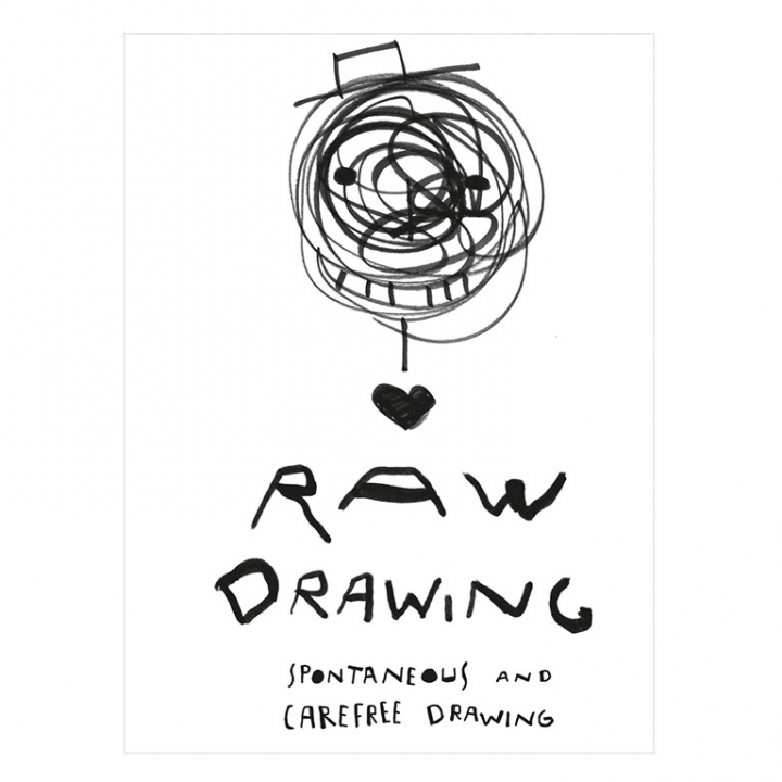 Raw Drawing i gruppen Hobby & Kreativitet / Bøker / Inspirasjonsbøker hos Pen Store (112460)