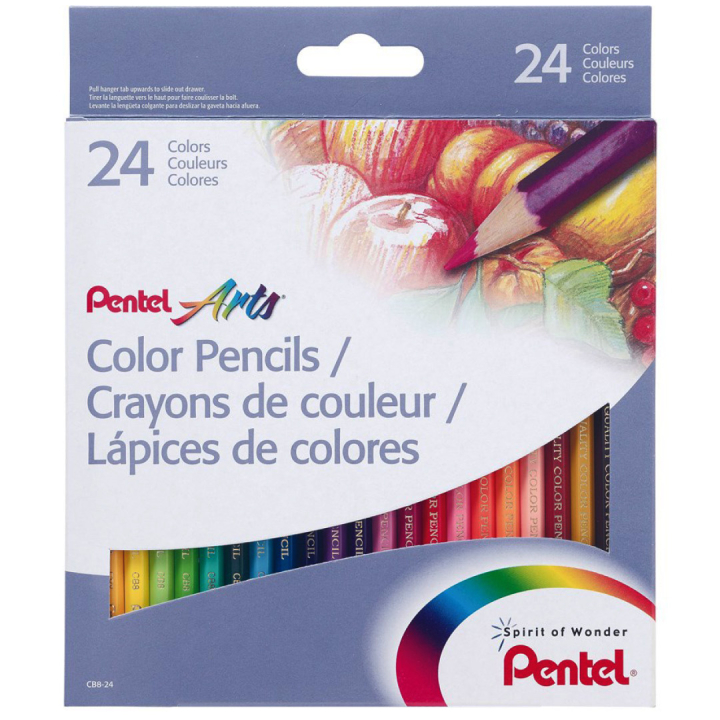Fargeblyanter 24-set i gruppen Penner / Kunstnerpenner / Fargeblyanter hos Pen Store (112560)