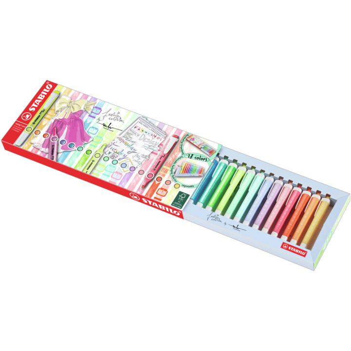 Swing Cool Desk Set 18-pakning i gruppen Penner / Merking og kontor / Markeringstusj hos Pen Store (125414)