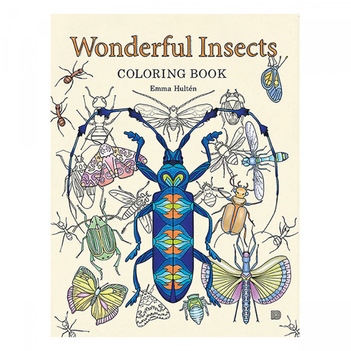 Wonderful Insects i gruppen Hobby & Kreativitet / Bøker / Fargebøker for voksne hos Pen Store (125501)
