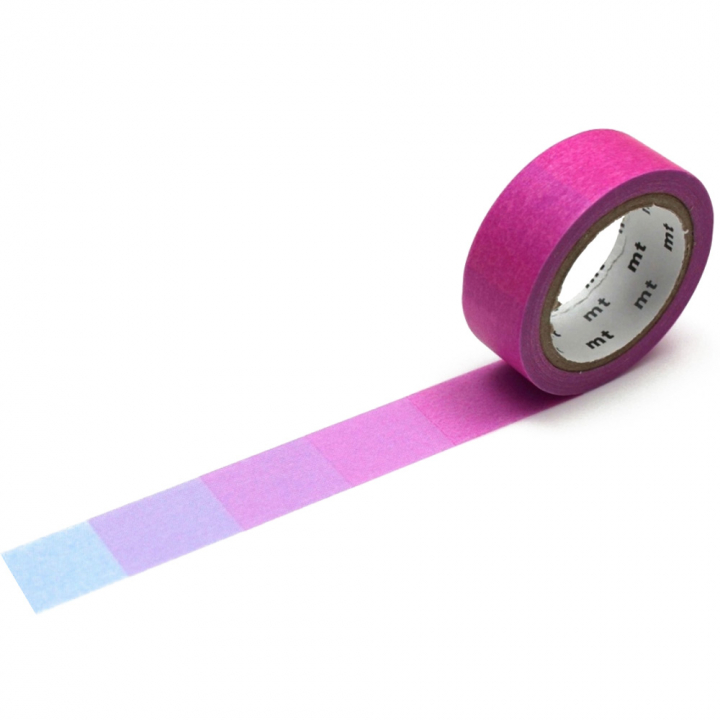 Washi-teip Fluorescent Gradation Pink x Blue i gruppen Hobby & Kreativitet / Hobbytilbehør / Washi Tape hos Pen Store (126361)