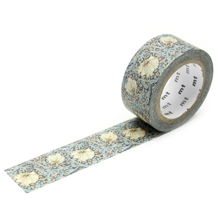 William Morris x MT  Pimperne Washi-teip i gruppen Hobby & Kreativitet / Hobbytilbehør / Washi Tape hos Pen Store (126385)