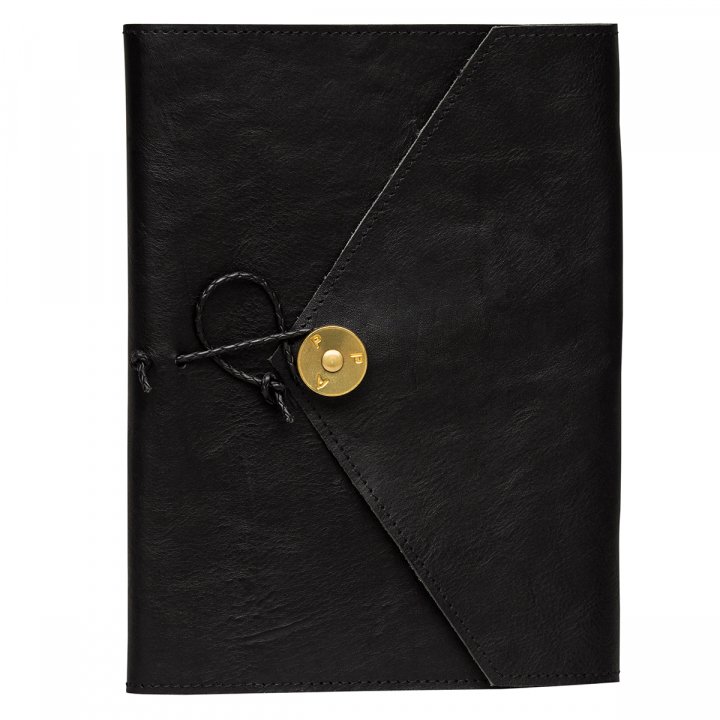 Ulf Leather Notebook Black i gruppen  Papir & Blokk / Skrive og ta notater / Notatbøker hos Pen Store (126792)