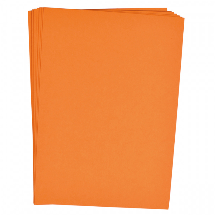 Farget papir Oransje 25 stk 180 g i gruppen  Papir & Blokk / Artistblokk / Farget papir hos Pen Store (126887)