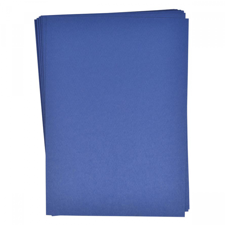 Farget papir Mørkeblått 25 stk 180 g i gruppen  Papir & Blokk / Artistblokk / Farget papir hos Pen Store (126892)
