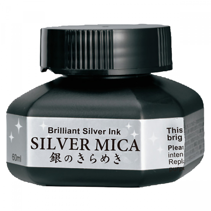 Silver Mica Ink 60 ml i gruppen Kunstnermateriell / Kunstnerfarge / Tusj og blekk hos Pen Store (126927)