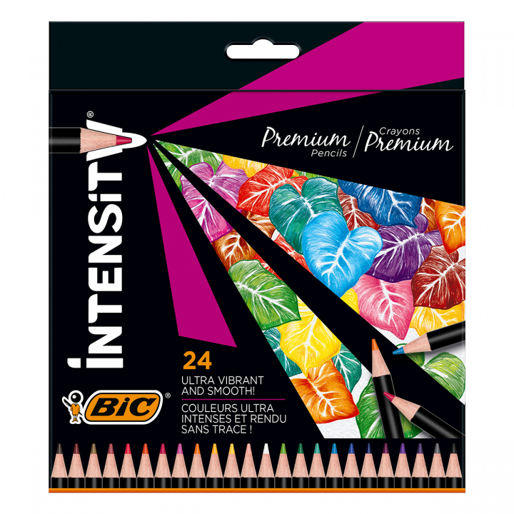 Intensity Premium Fargeblyanter 24-pakke i gruppen Penner / Kunstnerpenner / Fargeblyanter hos Pen Store (126948)