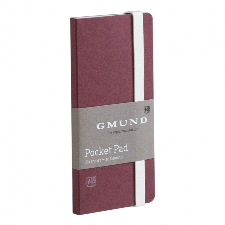 Pocket Pad Notisbok Merlot i gruppen  Papir & Blokk / Skrive og ta notater / Notatbøker hos Pen Store (127219)