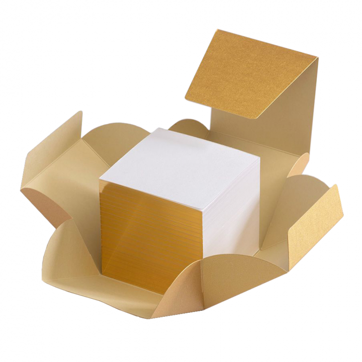 Cube S Gold i gruppen  Papir & Blokk / Skrive og ta notater / Skriveblokker og hefter hos Pen Store (127225)