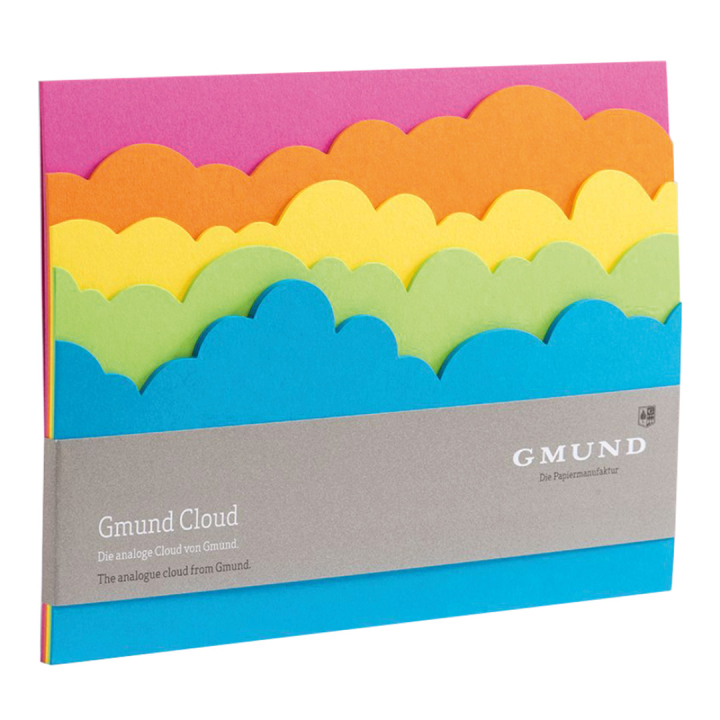 Cloud Pad Notisblokk A5 Rainbow i gruppen  Papir & Blokk / Skrive og ta notater / Skriveblokker og hefter hos Pen Store (127239)