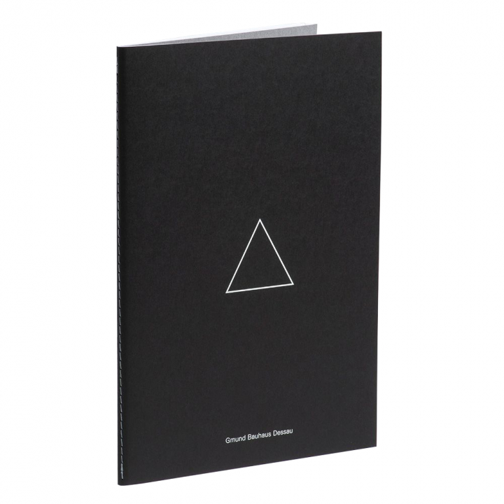 Bauhaus Dessau Notatbok Triangle/Grey i gruppen  Papir & Blokk / Skrive og ta notater / Skriveblokker og hefter hos Pen Store (127240)