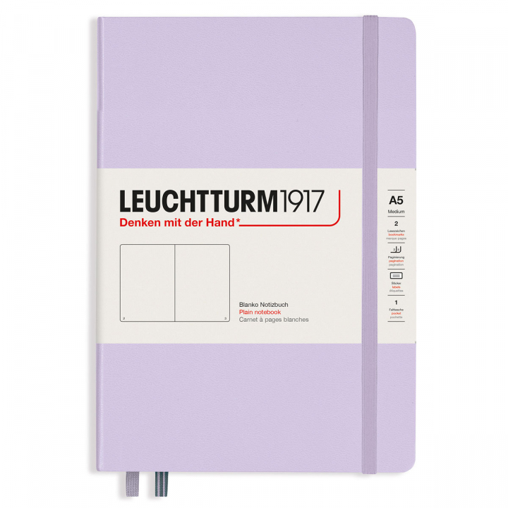 Notebook A5 Medium Lilac i gruppen  Papir & Blokk / Skrive og ta notater / Notatbøker hos Pen Store (127319_r)