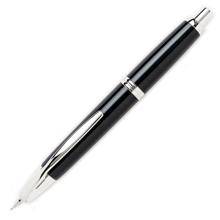 Capless Fyllepenn Black/Rhodium Broad i gruppen Penner / Fine Writing / Fyllepenner hos Pen Store (127728)