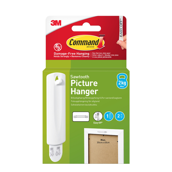 Command Sagtann bildeoppheng i gruppen Hobby & Kreativitet / Organisere / Rammer / Bildeoppheng hos Pen Store (127892)