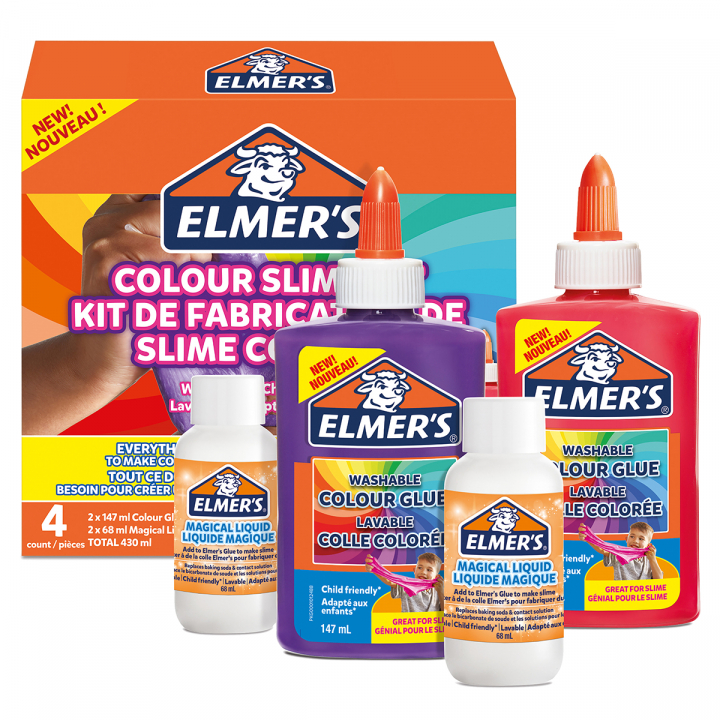 Colour Slime Kit 4 deler i gruppen Kids / Kul og læring / Slime hos Pen Store (128060)