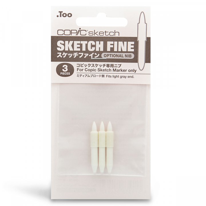 Sketch Tips Fine 3-pack i gruppen Penner / Penntilbehør / Tilbehør og reservedeler hos Pen Store (128148)