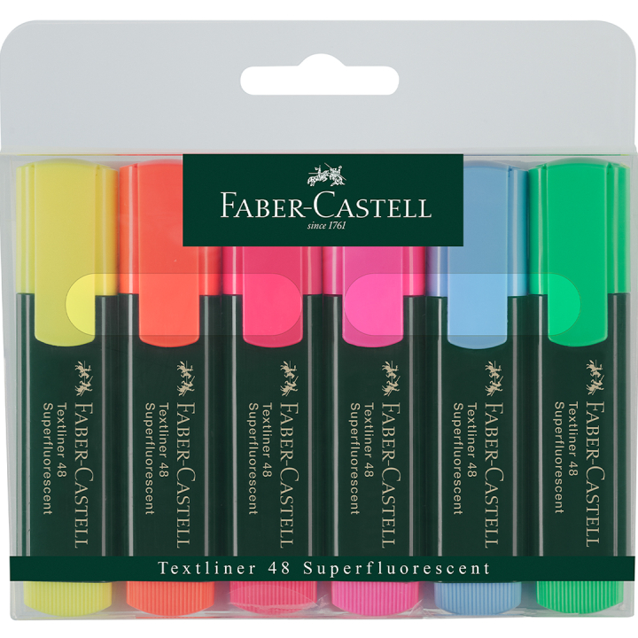 Textliner 48 Highlighter 6-pack i gruppen Penner / Merking og kontor / Markeringstusj hos Pen Store (128294)