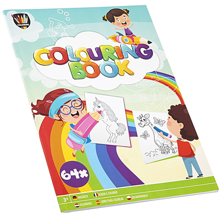 Colouring Book A4 i gruppen Kids / Kul og læring / Fargeleggings- og håndverksbøker / Fargebøker  hos Pen Store (128515)