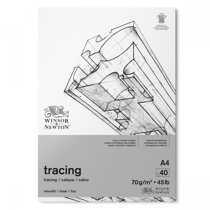 Tracing Pad A4 70 g i gruppen  Papir & Blokk / Artistblokk / Tracing og sporingspapir hos Pen Store (128598)
