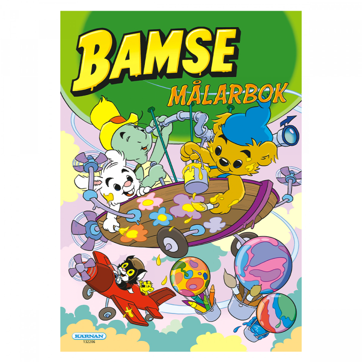 Bamse Malebok i gruppen Kids / Kul og læring / Fargeleggings- og håndverksbøker / Fargebøker  hos Pen Store (128979)