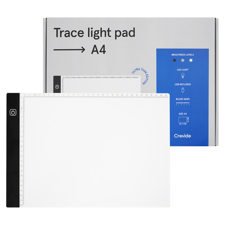Crevide Lysbord Trace Light Pad A4