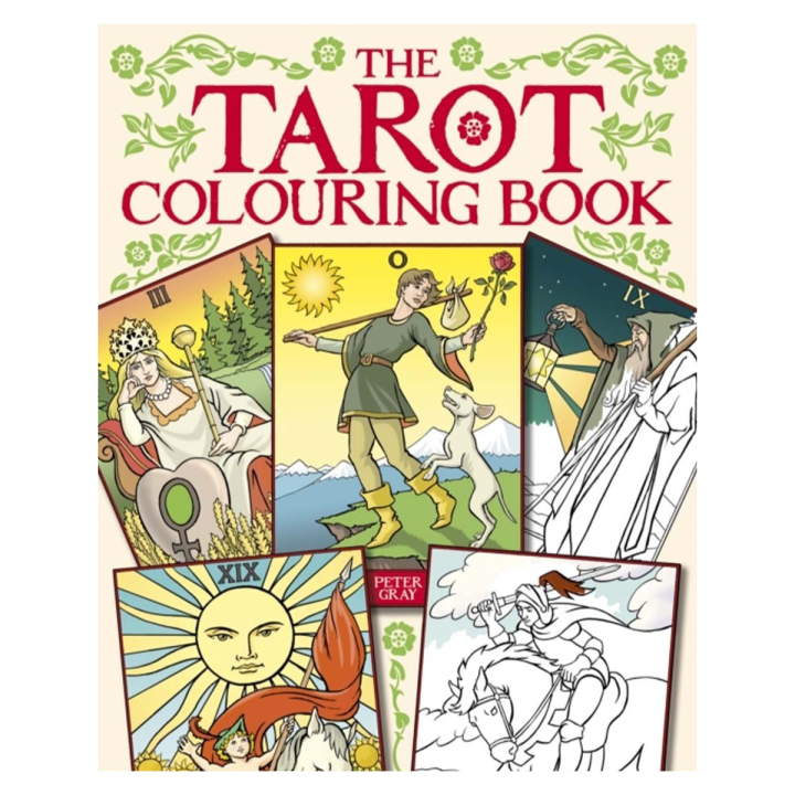 Tarot Colouring Book i gruppen Hobby & Kreativitet / Bøker / Fargebøker for voksne hos Pen Store (129247)