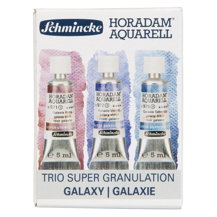 Horadam Super Granulation Set Galaxy i gruppen Kunstnermateriell / Kunstnerfarge / Akvarellmaling hos Pen Store (129298)