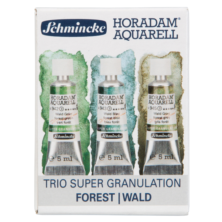 Horadam Super Granulation Set Forest i gruppen Kunstnermateriell / Kunstnerfarge / Akvarellmaling hos Pen Store (129300)