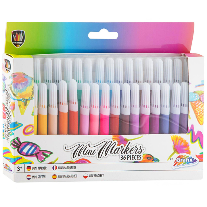 Tusjpenner Mini 36-set i gruppen Kids / Barnepenner / Tusjer for barn hos Pen Store (129329)