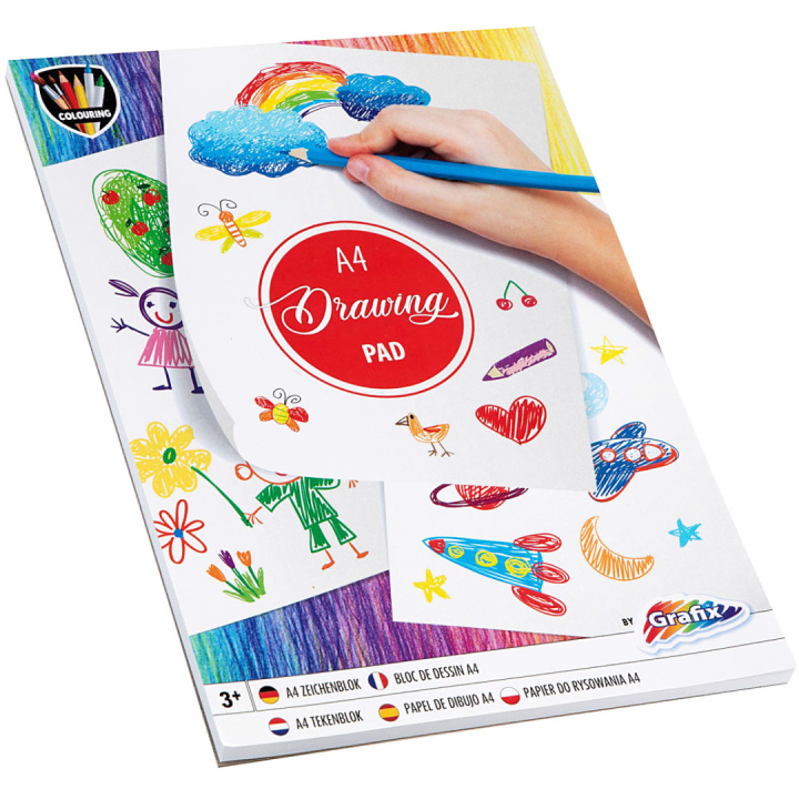 Tegneblokk Kids A4 72 ark i gruppen Kids / Kul og læring / Papir og Tegneblokker / Tegnepapir hos Pen Store (129333)