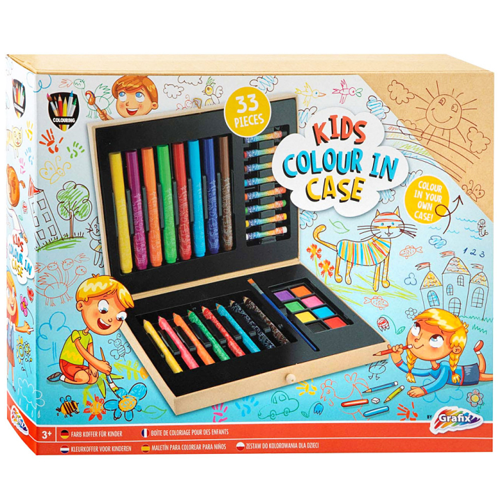 Fargeboks for barn (3 år+) i gruppen Kids / Barnepenner / Fargeblyanter for barn hos Pen Store (129334)