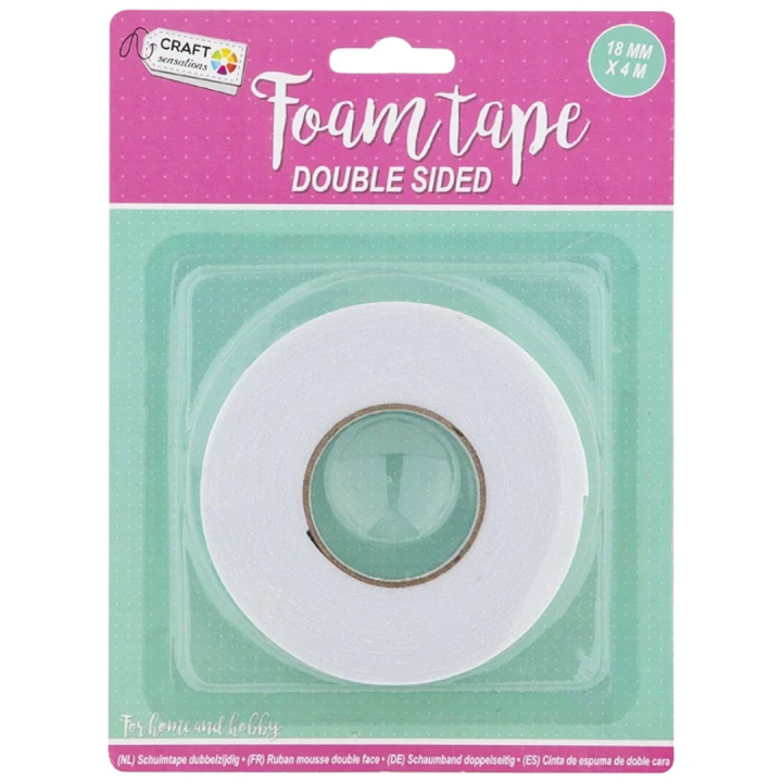 Skumtape Dobbeltklebende 18mm i gruppen Hobby & Kreativitet / Hobbytilbehør / Teip / Dobbeltsidig tape hos Pen Store (129400)