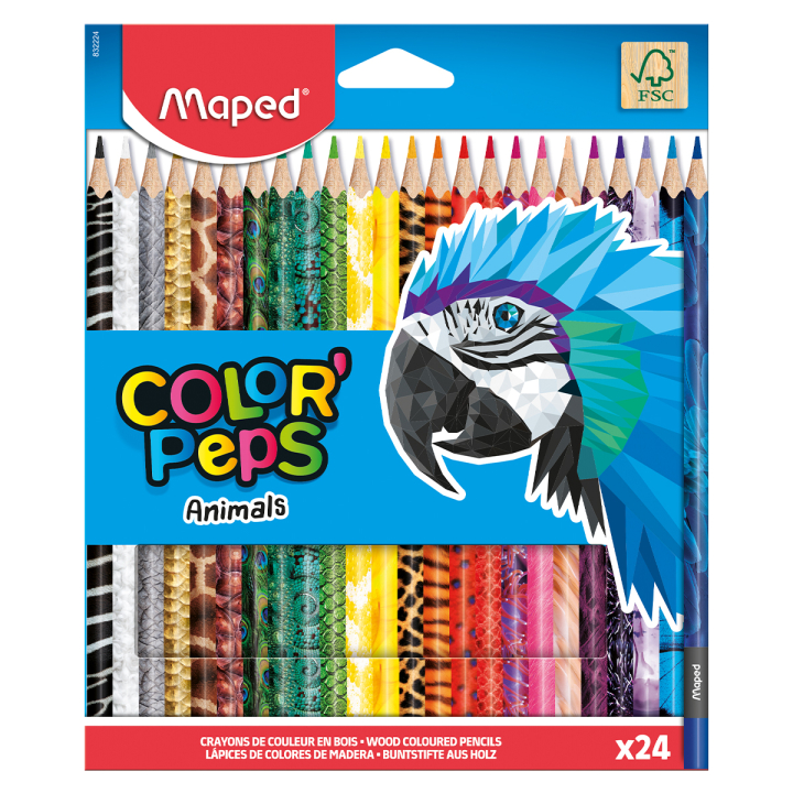 Fargeblyanter Color Peps Animal 24-pakning i gruppen Kids / Barnepenner / Fargeblyanter for barn hos Pen Store (129648)
