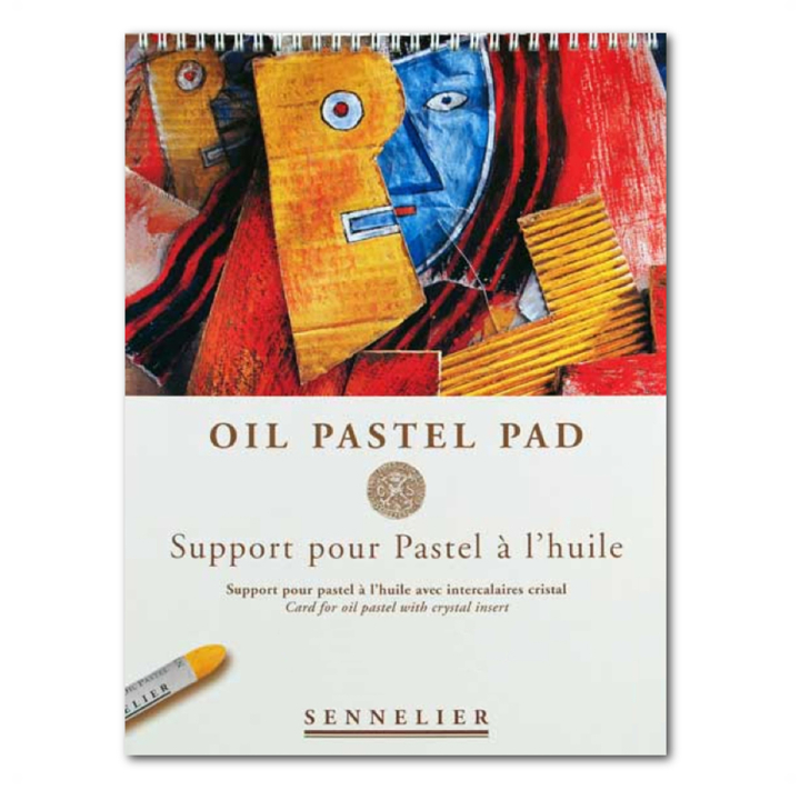 Oil Pastel Pad 340g 24x32cm 12 sheets i gruppen  Papir & Blokk / Artistblokk / Pastelblokk hos Pen Store (129826)