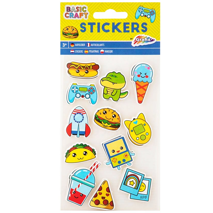 3D Stickers Kawaii 1 ark i gruppen Kids / Kul og læring / Stickers hos Pen Store (130050)