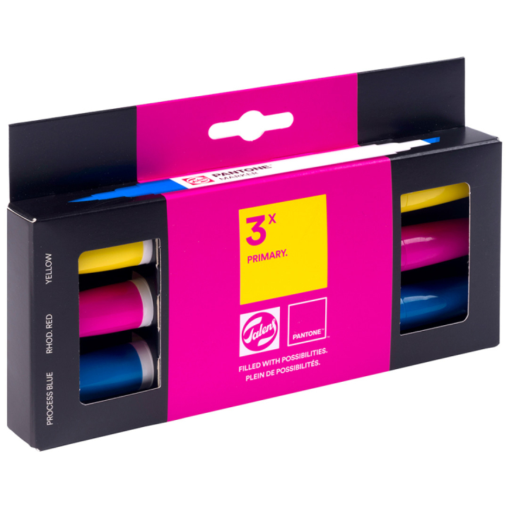 Marker 3-sett Primary i gruppen Penner / Kunstnerpenner / Illustrasjonmarkers hos Pen Store (130477)