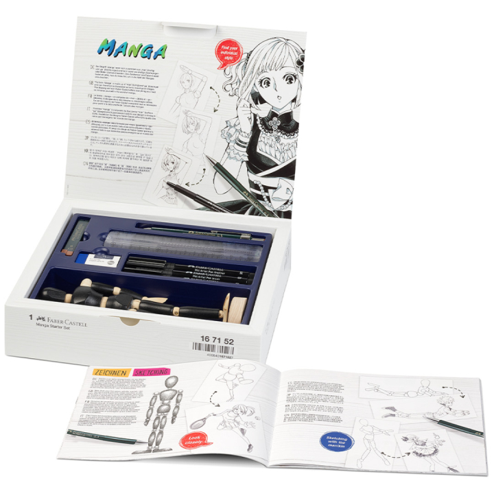 Manga Starter Set i gruppen Penner / Kunstnerpenner / Illustrasjonmarkers hos Pen Store (130568)