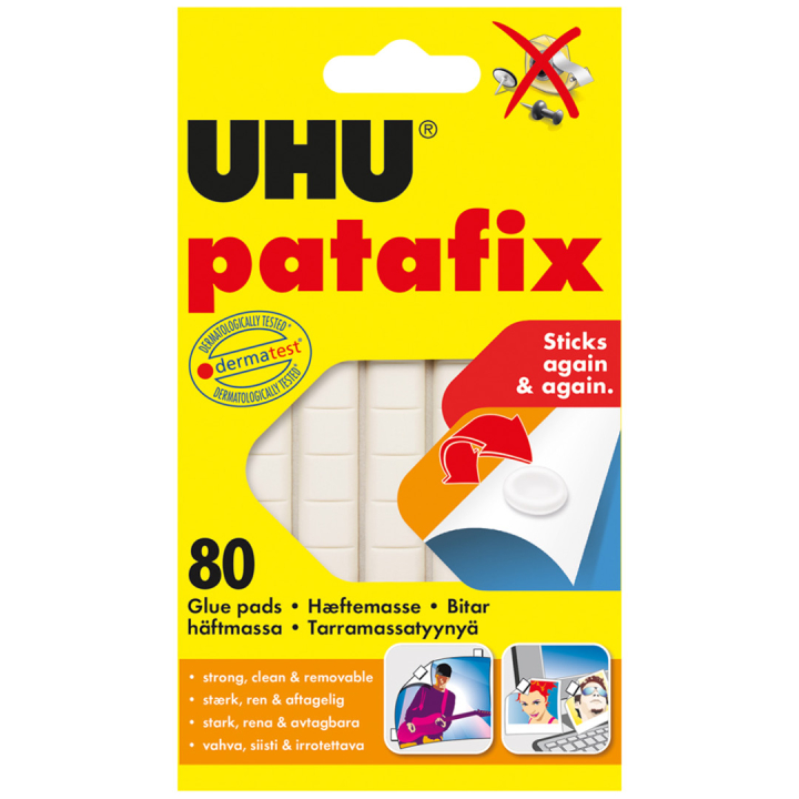 Patafix Heftemasse 80 stk i gruppen Kunstnermateriell / Kunstnertilbehør / Verktøy og tilbehør hos Pen Store (130701)