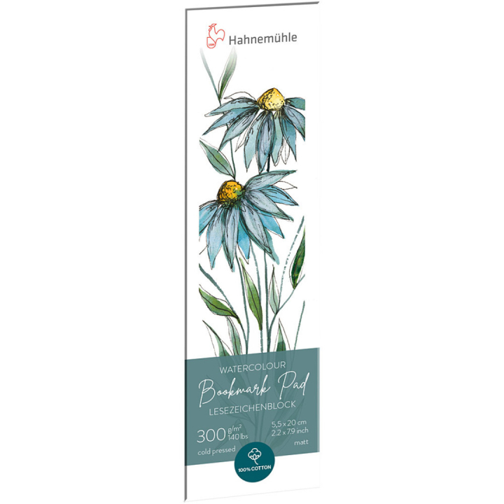 Akvarellpapir Bookmark Pad 300g 5,5x20 cm i gruppen  Papir & Blokk / Artistblokk / Akvarellpapir hos Pen Store (130709)