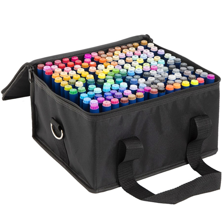 Dual Markers 168-sett + oppbevaringsveske i gruppen Penner / Kunstnerpenner / Illustrasjonmarkers hos Pen Store (130721)